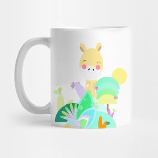 Pequeña jirafa feliz Mug